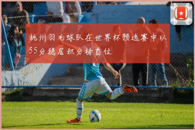 杭州羽毛球队在世界杯预选赛中以55分稳居积分榜首位
